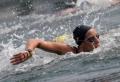 图文-女子10公里公开水域决赛 希腊选手林佩尔塔