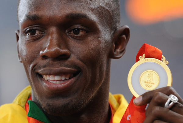 图文-[奥运]男子200m决赛 博尔特的金牌含金量十足