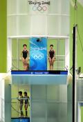 图文-跳水女子双人10米台决赛 朝鲜选手征战奥运