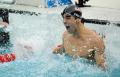 图文-菲尔普斯男子100米蝶泳夺金 飞鱼的激情