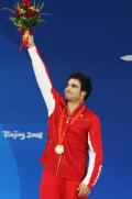 图文-男子单人三米跳板决赛 德斯帕蒂获得银牌