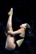图文-奥运女子10米跳台决赛 意大利选手姿势优美