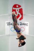 图文-奥运会男子10米跳台决赛 入水前的一瞬间