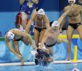 图文-奥运男子水球匈牙利队夺冠 欢庆胜利来临