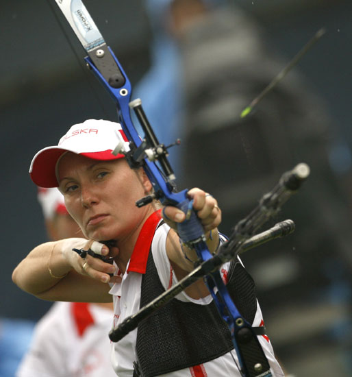图文-射箭中国女团晋级决赛 波兰马尔钦凯维奇