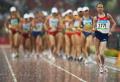 图文-田径女子20公里竞走决赛 卡尼斯金娜领跑