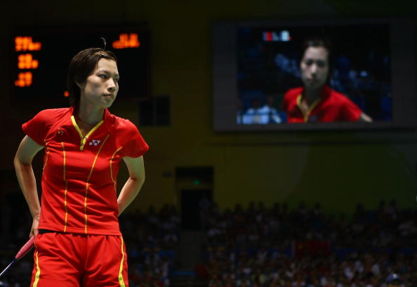图文-奥运羽毛球女子单打决赛 谢杏芳成为焦点 