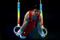 图文-奥运会男子体操资格赛开战 陈一冰水平支撑