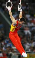 图文-奥运会体操男子吊环决赛 陈一冰实力强劲