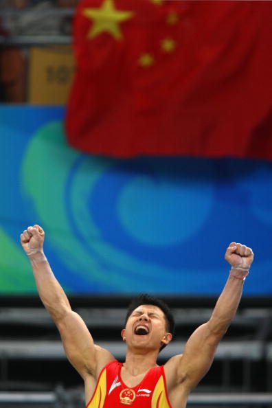 图文-奥运会体操男子吊环决赛 陈一冰终于夺冠