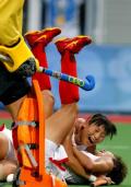 图文-女子曲棍球中国队晋级决赛