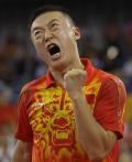 图文-乒乓球男团半决赛打响 马琳王者风范