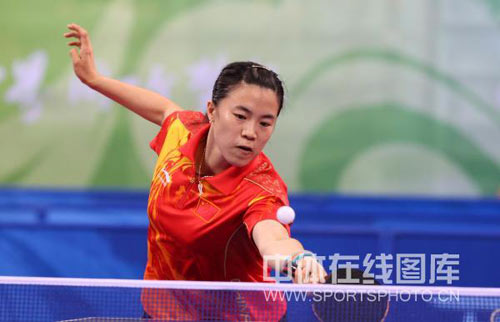 图文-乒乓球女团决赛上演 王楠领军冲击金牌