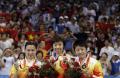 图文-奥运会女子单打决赛 中国乒乓姐妹的微笑