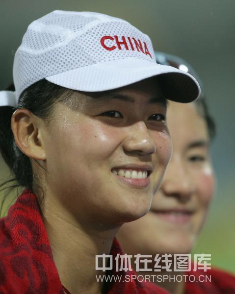 图文-女子沙滩排球中国胜希腊 中国队朴实微笑