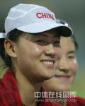 图文-女子沙滩排球中国胜希腊 中国队员纯真微笑