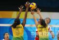 图文-奥运女排半决赛中国VS巴西 艰难的比赛