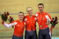图文-[奥运]场地自行车男团决赛 德国队获得铜牌