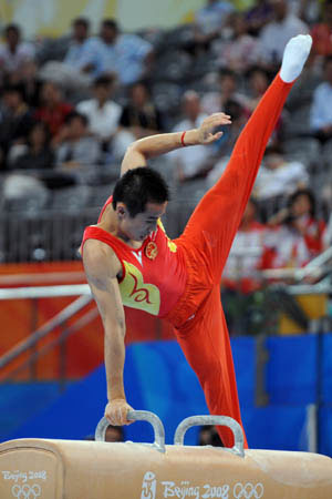 Chinese Xiao Qin wins men's pommel horse Olympic gold