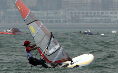 Yin Jian wins China's first ever Olympic sailing gold