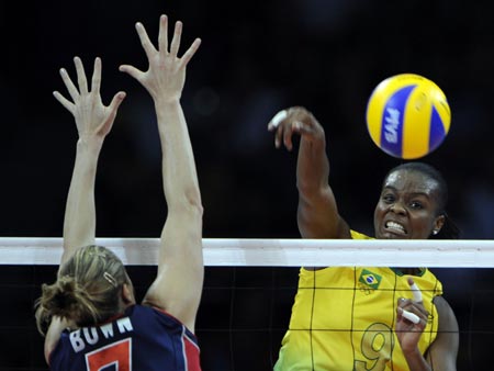 Brazil wins Olympic women's volleyball gold