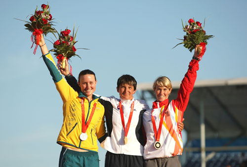 Photo: Slovakia's Kaliska wins women's Kayak (K1) gold