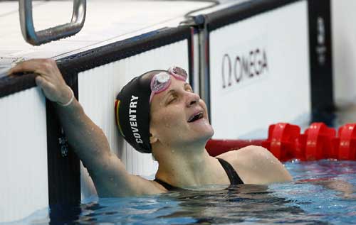 Photos: Zimbabwean Coventry wins Women's 200m Backstroke gold