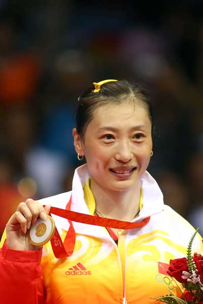 Photos: Zhang Ning wins Women's Badminton Singles Olympic gold