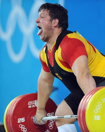 Photos: Germany's Steiner wins Olympic Men's +105kg Weightlifting gold