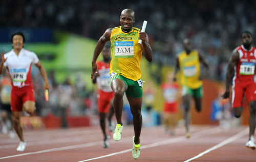 Photo: Jamaica wins 4 x 100m Relay gold