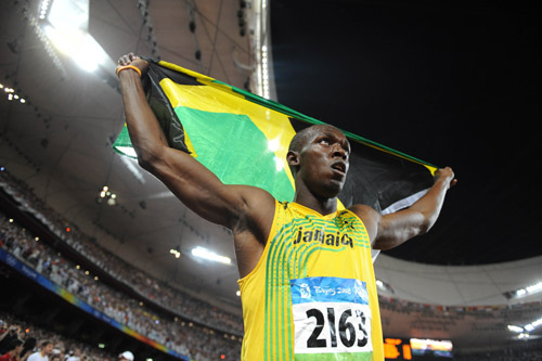Usain Bolt the world's fastest man ever