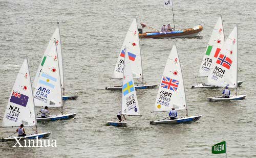 Gran Bretaña obtiene el oro en clase Láser de vela en Juegos de Beijing 