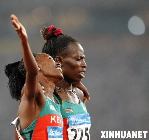 Pamela jelimo de kenia gana medalla de oro en carrera 800m femenil 