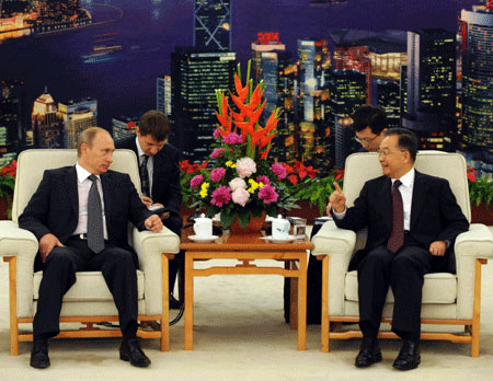 JO-2008: le PM chinois rencontre son homologue russe à Beijing