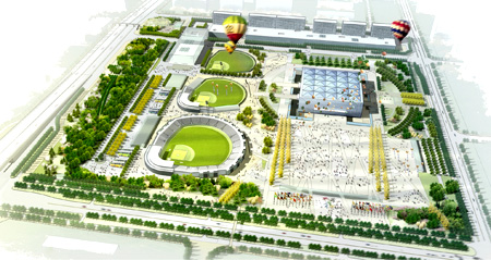 Terrain de baseball du Centre sportif de Wukesong de Beijing