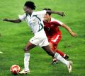 图文-[奥运会]女足朝鲜1-0尼日利亚 尼日利亚队突破