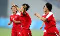 图文-[奥运会]朝鲜女足VS尼日利亚 胜利似乎到手