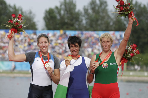 Bulgarin Neykova gewinnt Ruder-Gold