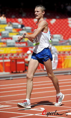 图文-北京奥运会男子20公里竞走 走了多少里路