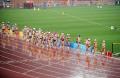 图文-女子20公里竞走雨中开赛 雨水不影响选手发挥