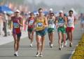 图文-奥运男子50公里竞走决赛 亚当斯显示出自信