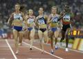 图文-女子1500米淘汰赛赛况 托比阿斯紧追不舍