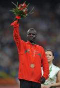 图文-[奥运]田径男子5000米决赛 获奖就是骄傲