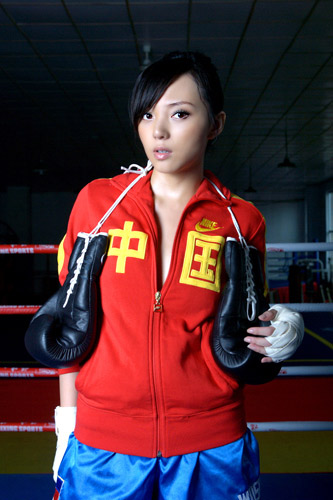 图文-奥运拳击宝贝陶慧 中国拳击有她必能雄起