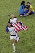 图文-女足决赛美国1-0巴西 胜利带来力量