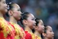 图文-中国队参加女子体操资格赛 很有精气神