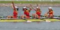 图文-中国队获女子四人双桨冠军