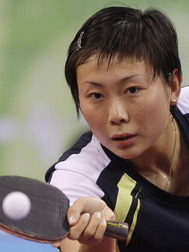 图文-奥运会19日乒乓球比赛赛况 对自己很有信心