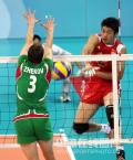 图文-[男排小组赛]中国1-3保加利亚 不惧对手拦网