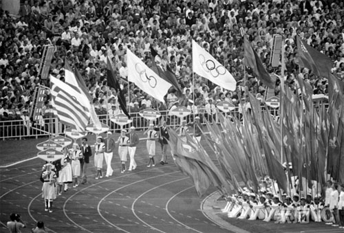 1980年,第22届奥运会在前苏联莫斯科召开,但是这届奥运会由于苏军